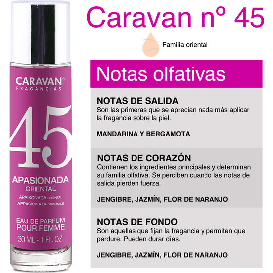 CARAVAN PERFUME DE MUJER Nº45 30ML image 1