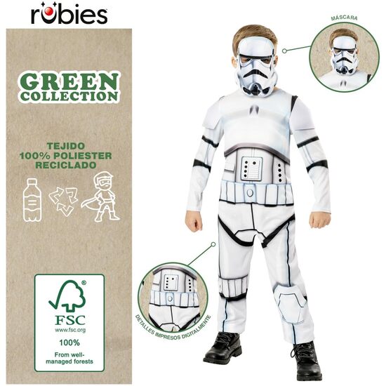 DISFRAZ STORM TROOPER GREEN COL INF image 3
