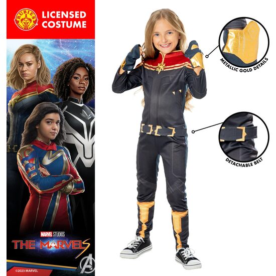 DISFRAZ CAPITANA MARVEL DELUXE INF image 2