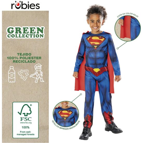 DISFRAZ SUPERMAN GREEN COL EN CAJA INF image 2