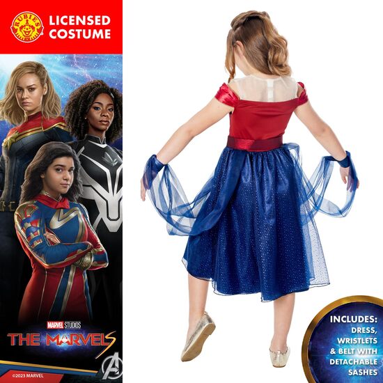DISFRAZ CAPITANA MARVEL VESTIDO DELUXE I image 1