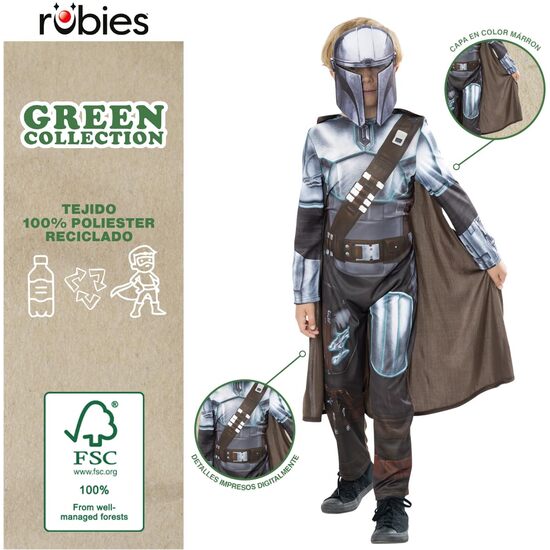 DISFRAZ MANDALORIAN GREEN COL EN CAJA IN image 2