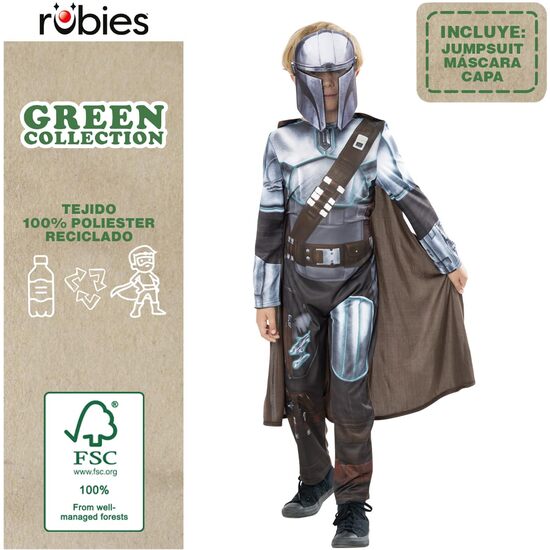 DISFRAZ MANDALORIAN GREEN COL EN CAJA IN image 1