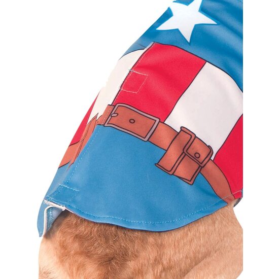 DISFRAZ CAPITAN AMERICA MASCOTA image 2