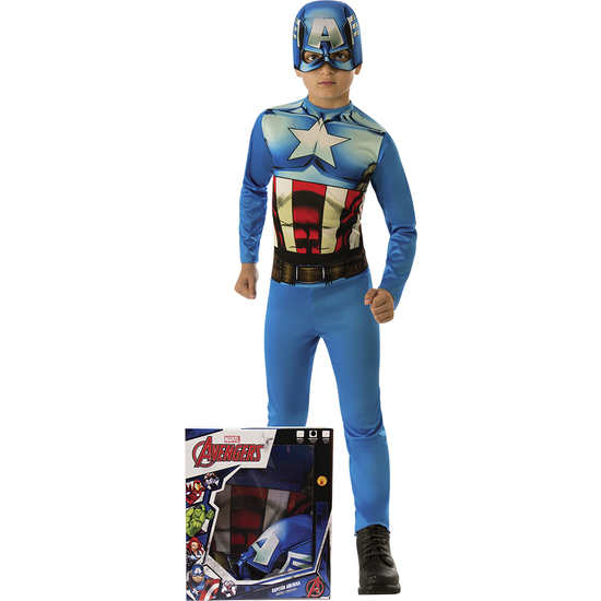 DISFRAZ CAPITAN AMERICA OPP EN CAJA INF image 0