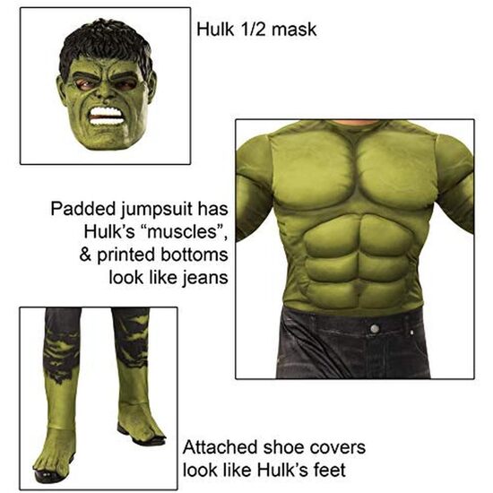 DISFRAZ HULK ENDGAME DELUXE AD image 1