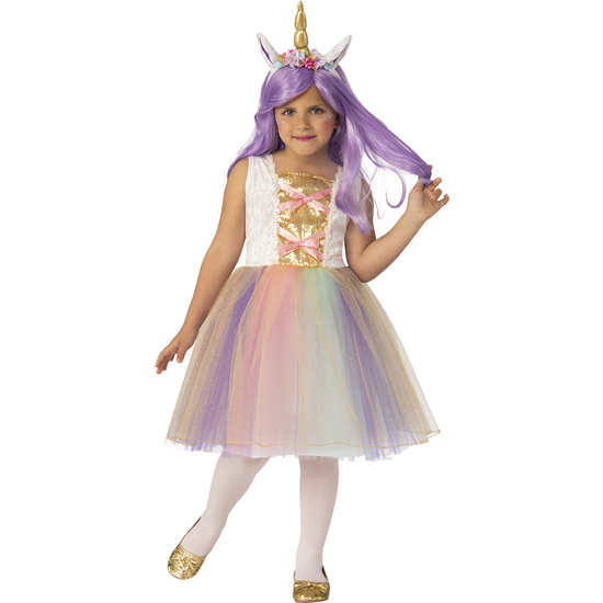 DISFRAZ PRINCESA SHINY UNICORN INF image 0