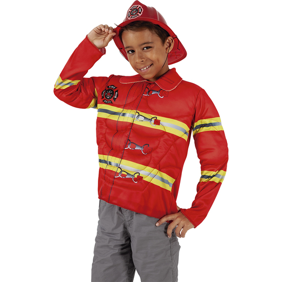 DISFRAZ SUPER BOMBERO INF image 0
