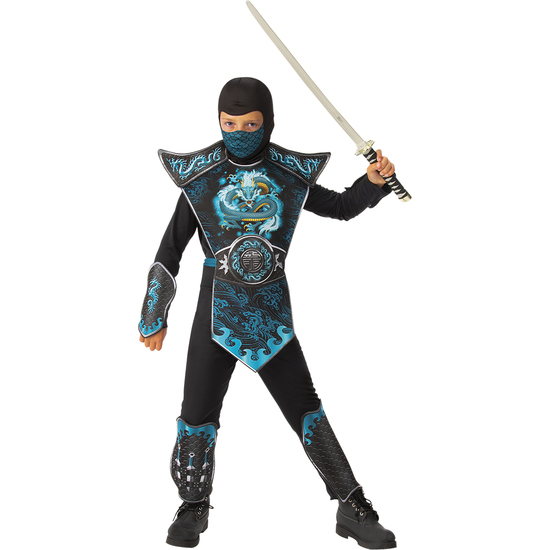 DISFRAZ BLUE DRAGON NINJA INF image 0