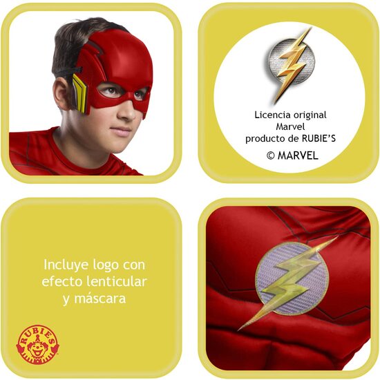 DISFRAZ FLASH BLACK LINE DELUXE INF image 1
