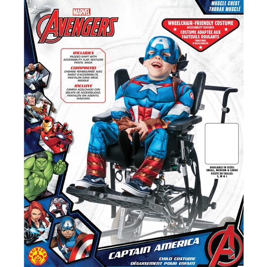 DISFRAZ CAPITAN AMERICA ADAPTIVE INF image 3