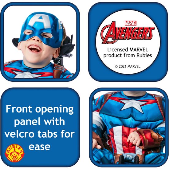 DISFRAZ CAPITAN AMERICA ADAPTIVE INF image 2