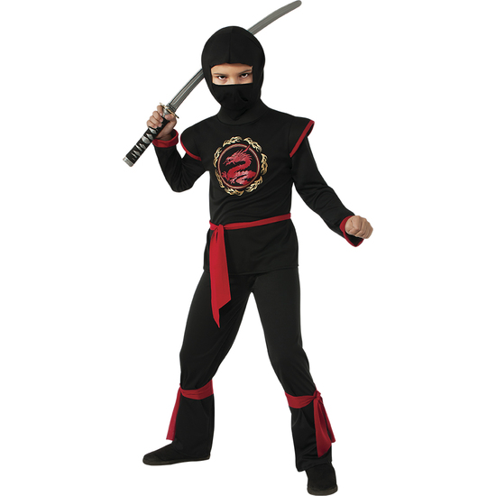 DISFRAZ DRAGON NINJA NEGRO INF image 0