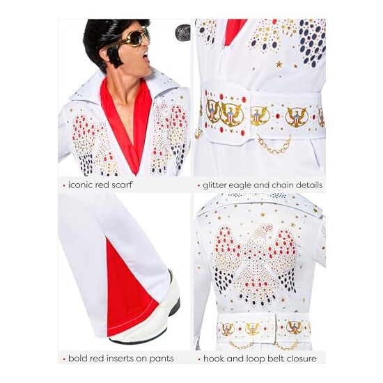 DISFRAZ DLX. ELVIS AD image 2