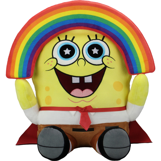 PELUCHE BOB ESPONJA RAINBOW HUGME VIBRATING image 0