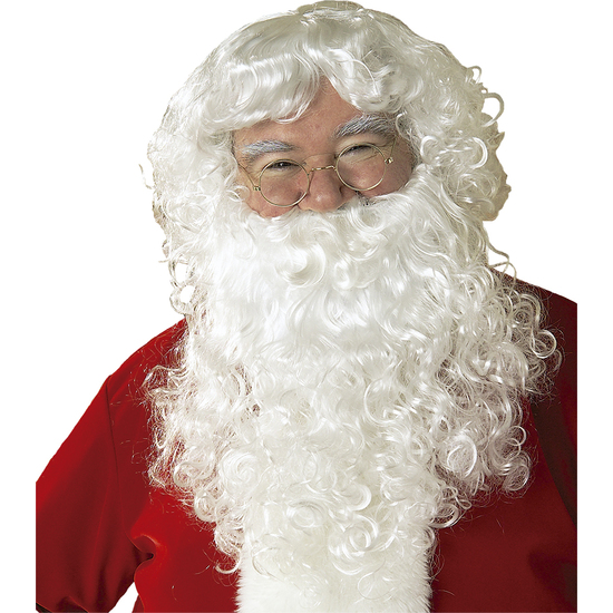 PELUCA Y BARBA CON BIGOTE PAPA NOEL image 0