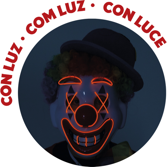 MÁSCARA HAPPY CLOWN CON LUZ image 1