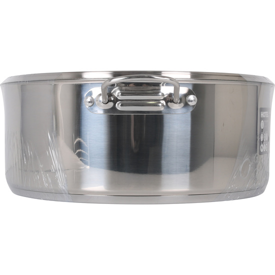 IND STEEL CASSEROLE+LID 36CM/0,8MM/14L HOTEL image 2