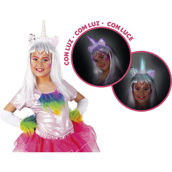 DIADEMA UNICORNIO CON LUZ image 0