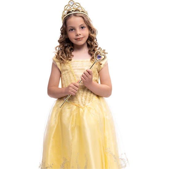SET ACCESORIOS PRINCESA DORADO DELUXE image 0
