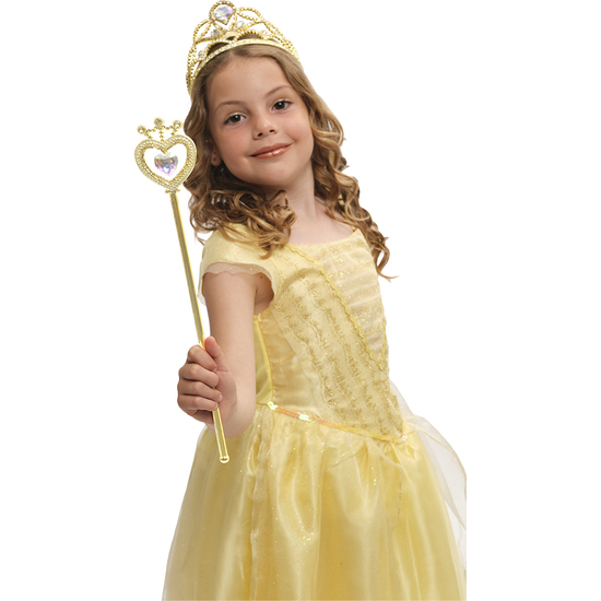 SET ACCESORIOS PRINCESA DORADO DELUXE image 1