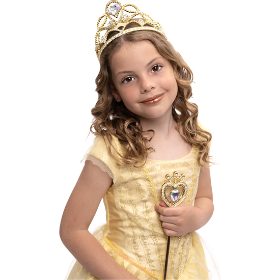 SET ACCESORIOS PRINCESA DORADO DELUXE image 2