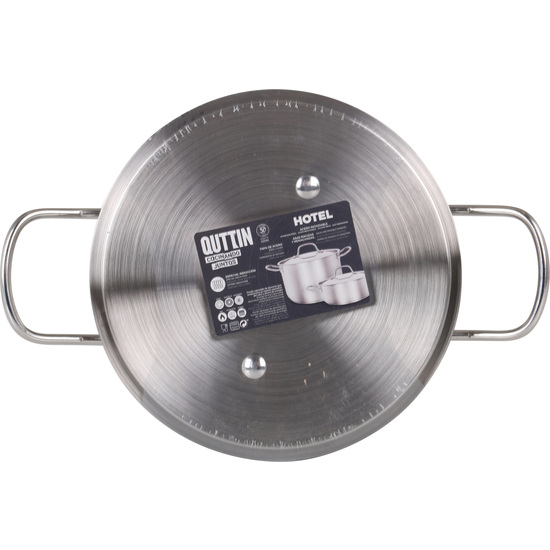 HIGH IND STEEL CASSEROLE+LID 20CM/0,8MM/4L image 3