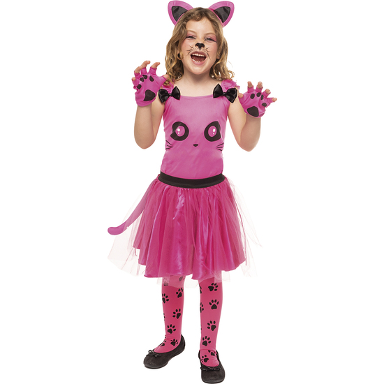 DISFRAZ GATITA ROSA INF image 0