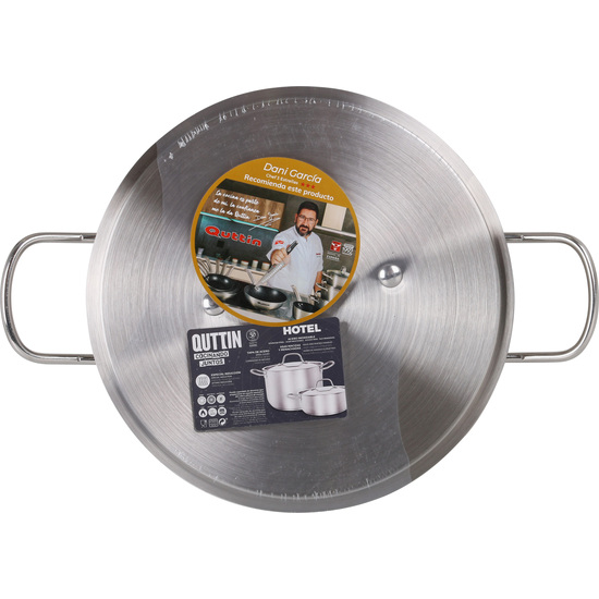 HIGH IND STEEL CASSEROLE+LID 24CM/0,8MM/6.5L image 3