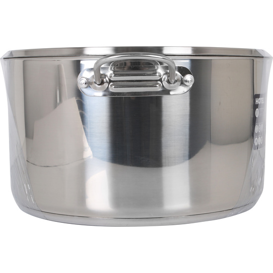 HIGH IND STEEL CASSEROLE+LID 32cm/0,8mm/14L image 2