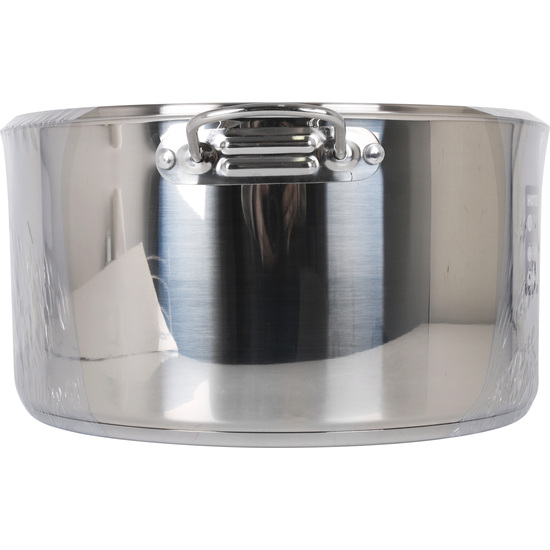 HIGH IND STEEL CASSEROLE+LID 36CM/0,8MM/19L image 2