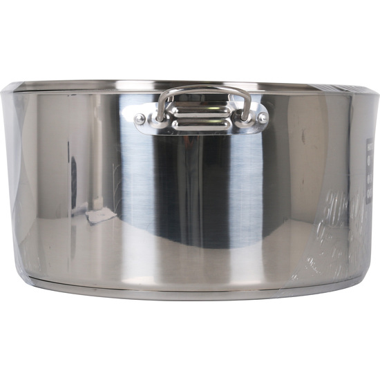 HIGH IND STEEL CASSEROLE+LID 40CM/0,8MM/25L image 2