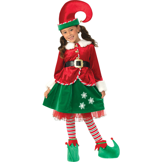 DISFRAZ ELFO GIRL DELUXE INF image 0