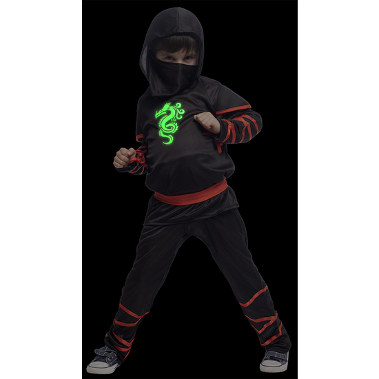 DISFRAZ NINJA GLOW IN DARK INF image 2