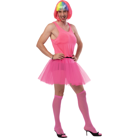DISFRAZ DANZARÍN ROSA AD image 1