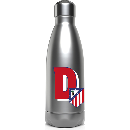 ATLÉTICO DE MADRID BOTELLA PERSONALIZABLE DE ACERO 550ML LETRA D image 0