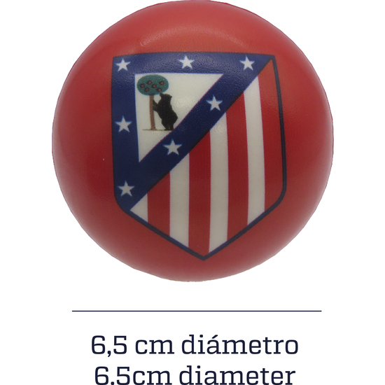 ATLÉTICO DE MADRID PELOTA ANTIESTRÉS 63 MM image 3