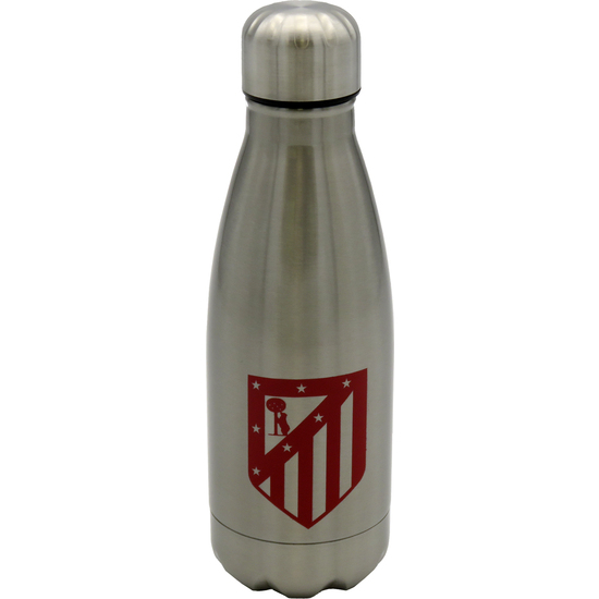 ATLÉTICO DE MADRID BOTELLA PLATEADA DE ACERO 550ML image 0