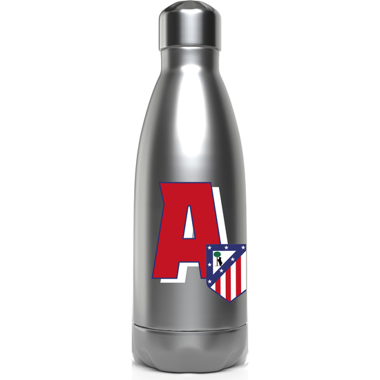 ATLÉTICO DE MADRID BOTELLA PERSONALIZABLE DE ACERO 550ML LETRA A image 0