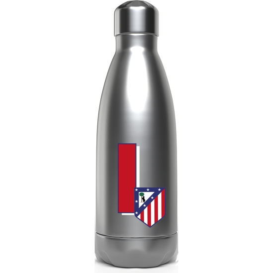 ATLÉTICO DE MADRID BOTELLA PERSONALIZABLE DE ACERO 550ML LETRA I image 0