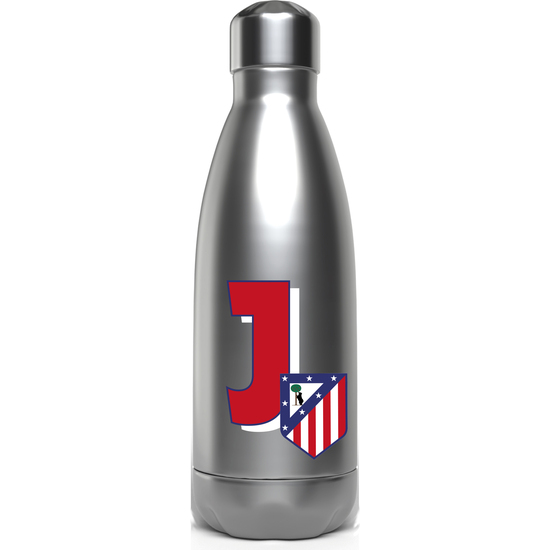 ATLÉTICO DE MADRID BOTELLA PERSONALIZABLE DE ACERO 550ML LETRA J image 0