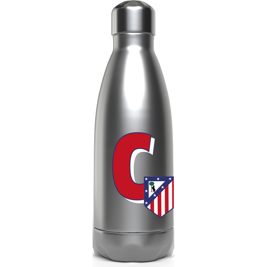 ATLÉTICO DE MADRID BOTELLA PERSONALIZABLE DE ACERO 550ML LETRA C image 0