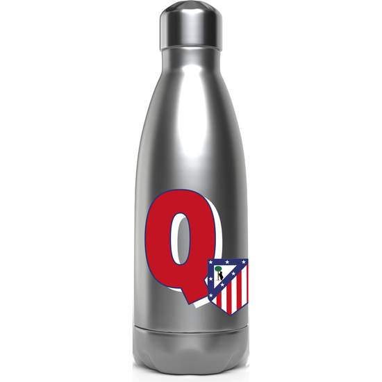 ATLÉTICO DE MADRID BOTELLA PERSONALIZABLE DE ACERO 550ML LETRA Q image 0