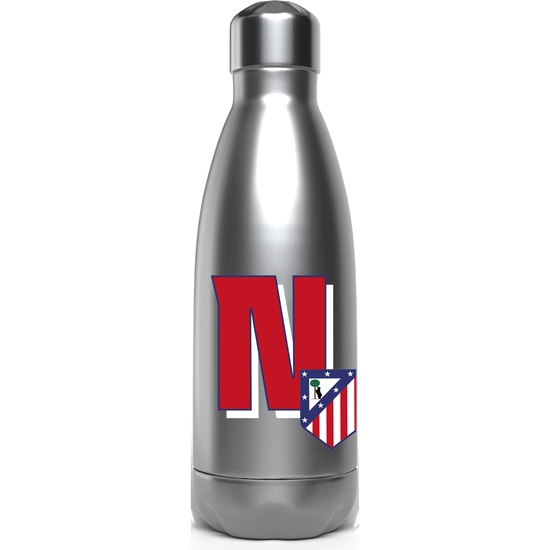 ATLÉTICO DE MADRID BOTELLA PERSONALIZABLE DE ACERO 550ML LETRA N image 0