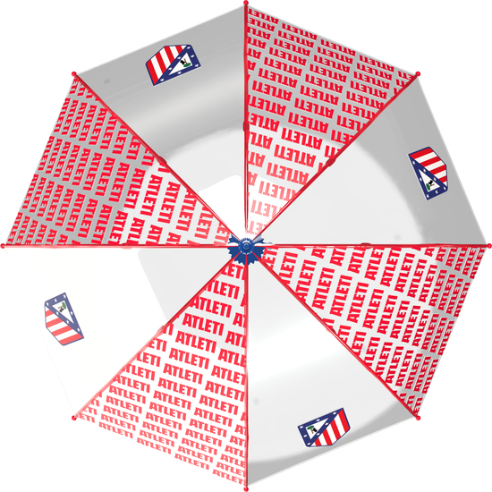 ATLÉTICO DE MADRID PARAGUAS MANUAL INFANTIL 48 CM TRANSPARENTE image 0