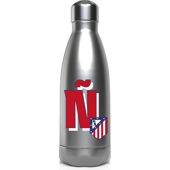 ATLÉTICO DE MADRID BOTELLA PERSONALIZABLE DE ACERO 550ML LETRA Ñ image 0