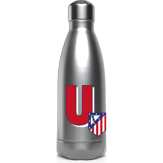 ATLÉTICO DE MADRID BOTELLA PERSONALIZABLE DE ACERO 550ML LETRA U image 0