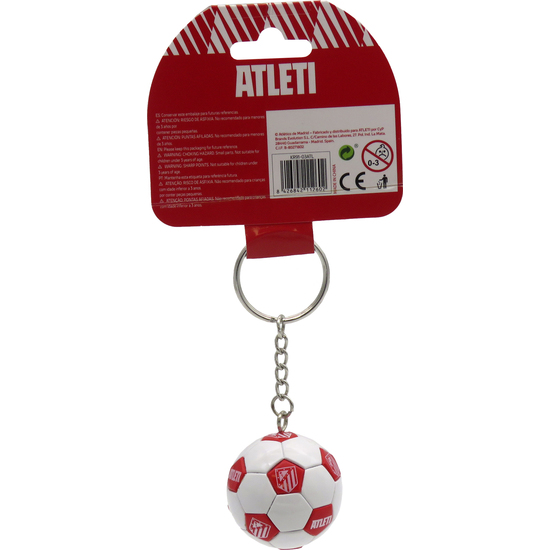 ATLÉTICO DE MADRID LLAVERO MINI BALÓN image 1