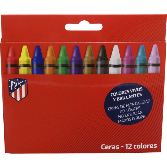 ATLÉTICO DE MADRID 12 CERAS DE COLORES image 0