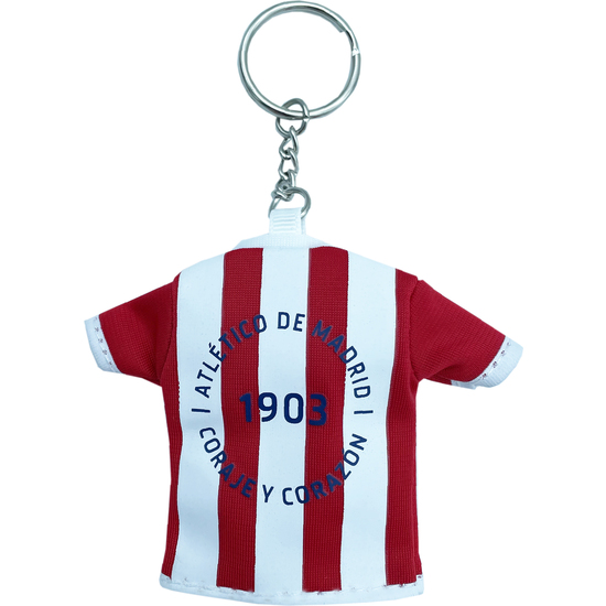 ATLÉTICO DE MADRID LLAVERO MINI CAMISETA image 1